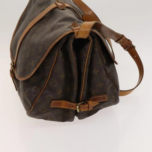 LOUIS VUITTON Monogram Saumur 35 Shoulder Bag M42254 LV Auth ar13595 - Picture 5 of 16